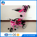 El triciclo barato del cochecito de los cabritos del bebé con la cesta delantera del asiento y del asiento trasero / las mejores ofertas en triciclo de los cabritos de Pakistán con el CE demostrado